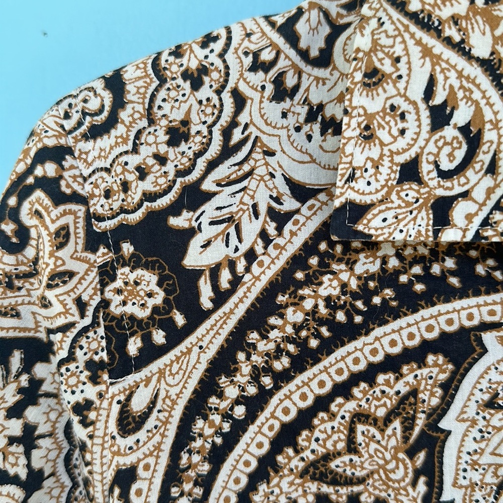 J. Crew Perfect Shirt Paisley size S - Picture 5 of 13